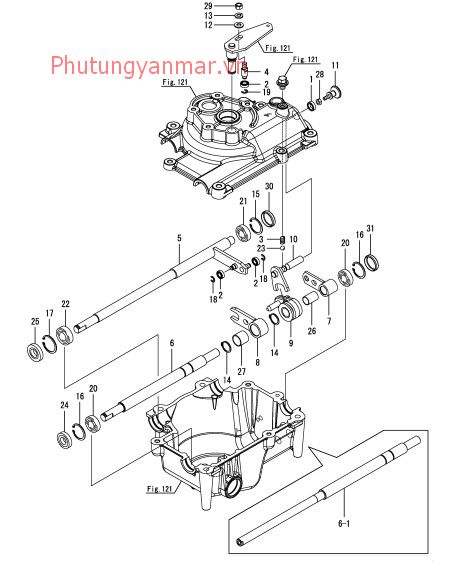 Vỏ hệ thống lái 4